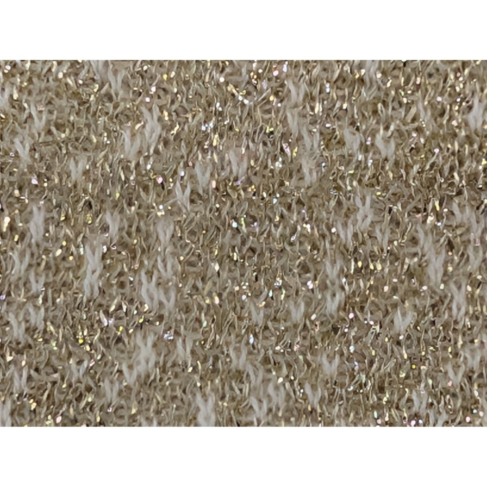 Ruby Rd. Petite Women's Metallic Knit Ombre Sweater PM Cream/Gold‎ - Picture 4 of 9